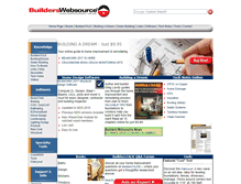 Tablet Screenshot of builderswebsource.com